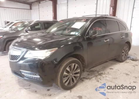 2014 Acura Mdx Technology Pkg W/Entertainment Pkg z USA, uszkodzony, nr VIN 5FRYD4H60EB012373